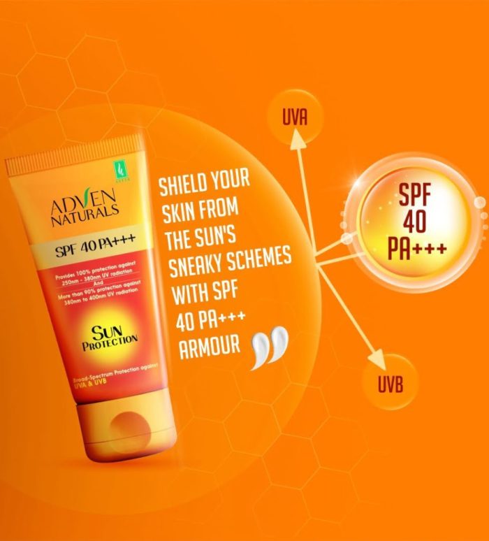 effect of Adven Naturals sunscreen cream