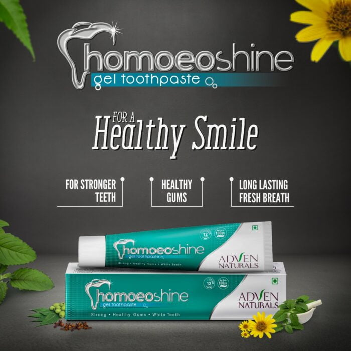Adven Naturals Homoeoshine Toothpaste