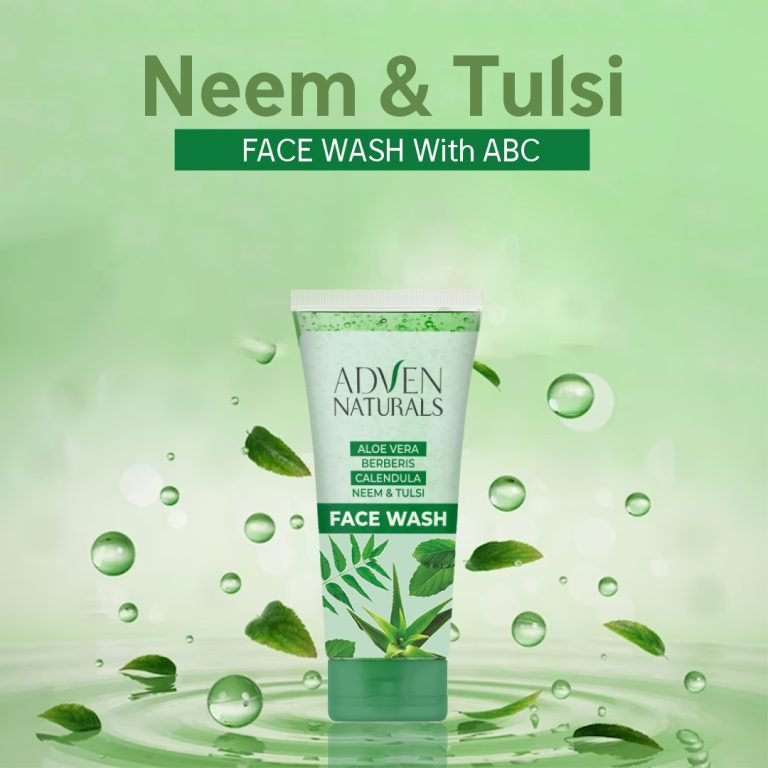 Neem & tulsi face wash with ABC