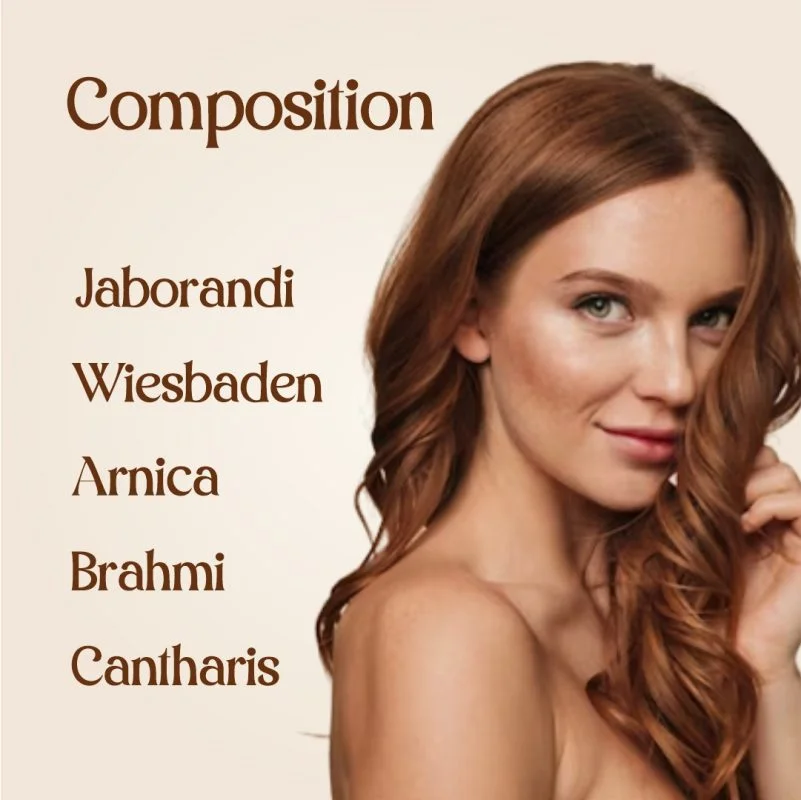 jaborandi hair oil composition