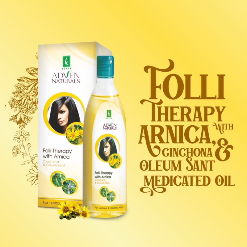 Adven Naturals oleum sant hair oil