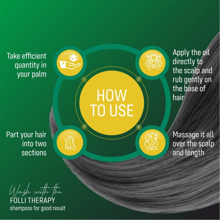 how to use oleum sant hair oil